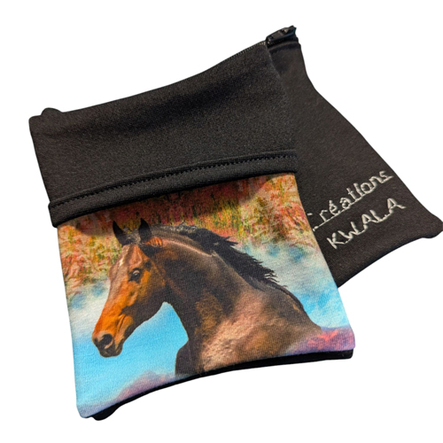 Portefeuille poignet tête de cheval