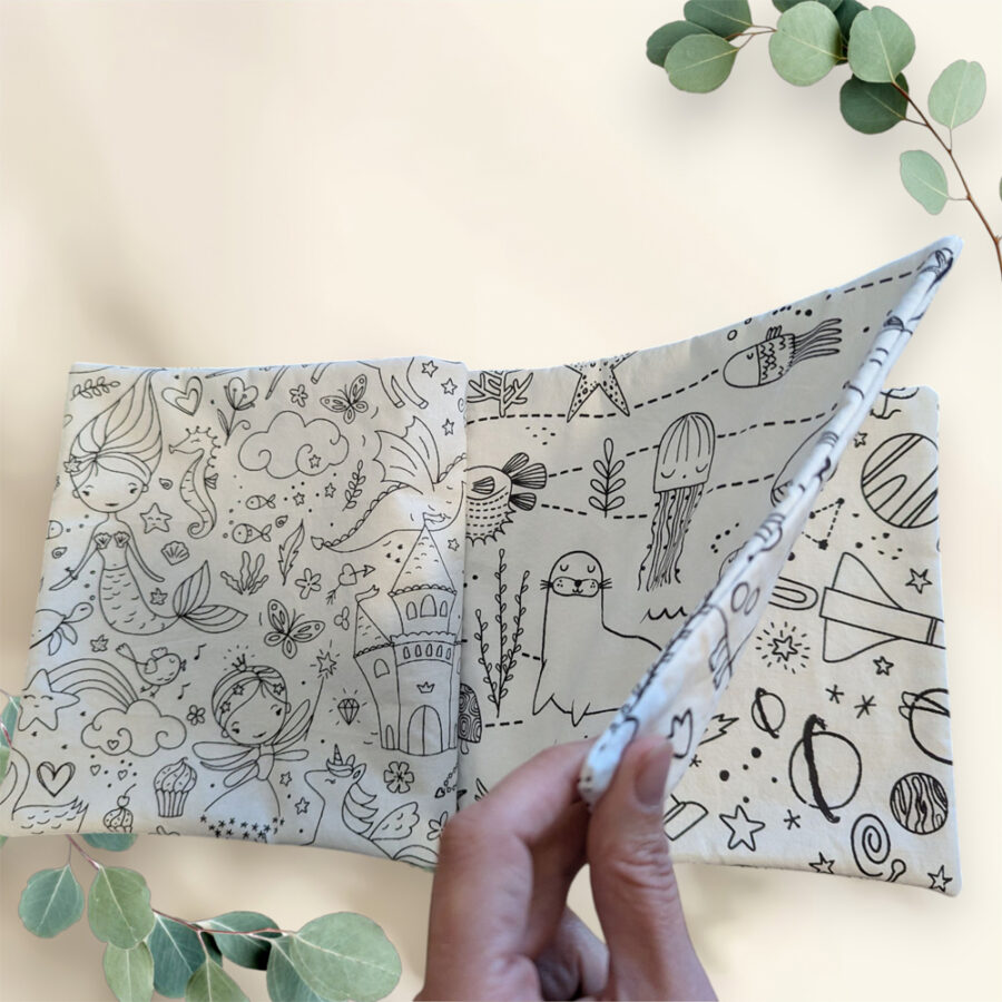 Livre à colorier lavable