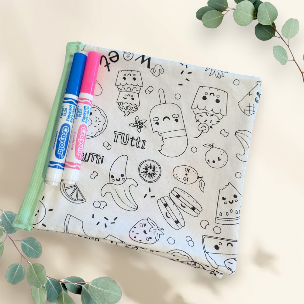 Livre à colorier lavable