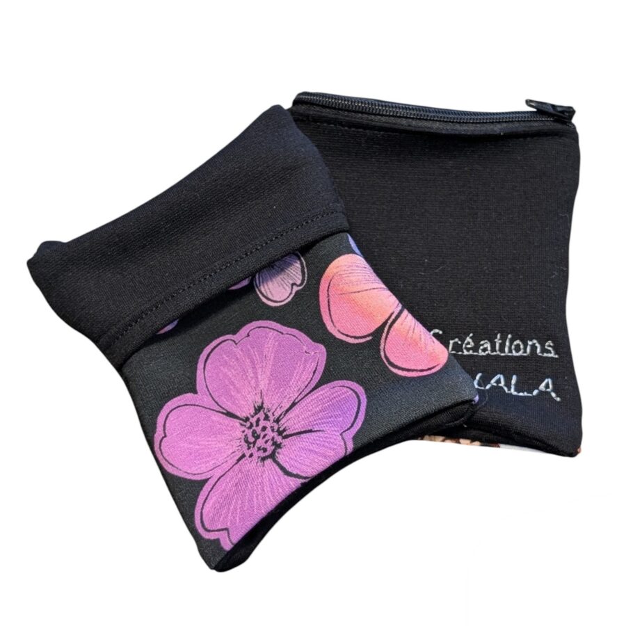 Portefeuille pour le poignet grande fleur